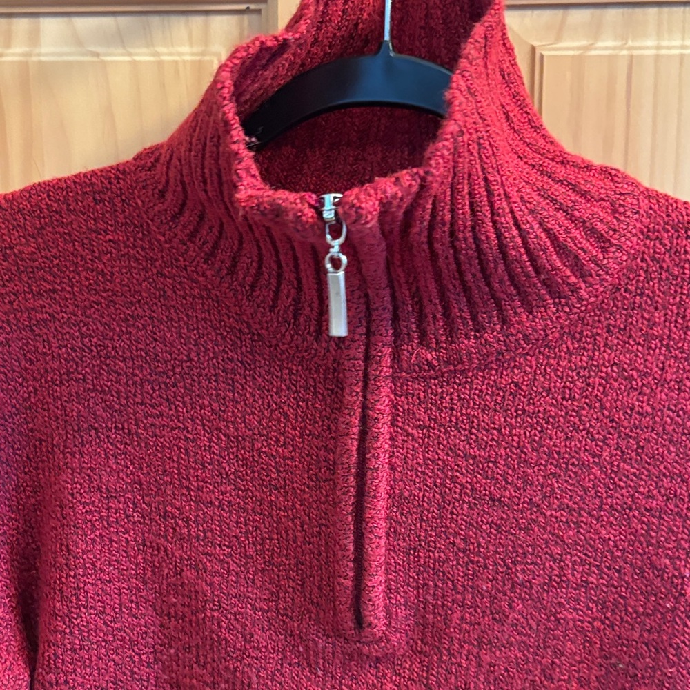 Carolyn Taylor Women's Red Cowl Neck Sweater - Picture 11 of 14